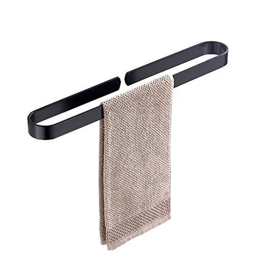 Toallero estante baño aluminio autoadhesivo organizador de pared de 40 cm