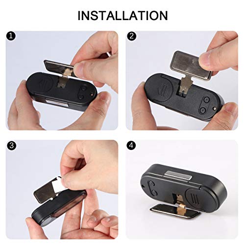 Car Auto Digital Clock Maso Led Clocks With Blacklight Adjustable Vehicle Gauge Support 12H/24H Transformation Modes #TOP7