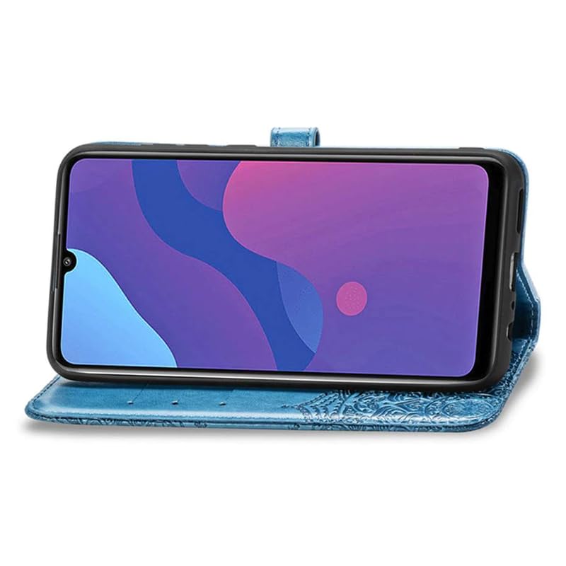 Image of ClickCase Queen Series for Redmi Note 15 Pro 5G Leather Flower Embossing Wallet Flip case Magnetic Closure Flip Cover for Redmi Note 15 Pro 5G (Violet)
