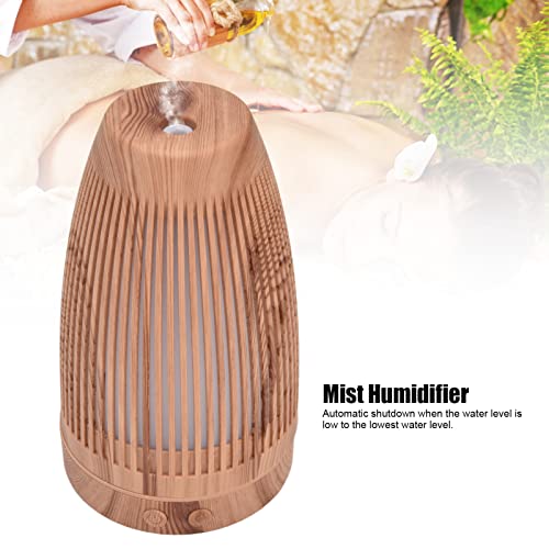 Difusor aromático eléctrico 100-200ml USB recargable de madera miniatura 3
