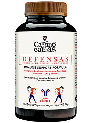 DEFENSAS INMUNITARIAS | Complejo Vitaminico Completo | Ayuda Sistema Inmunológico | Vitaminas para el cansancio | Alta Dosis Equinacea, 4% Polifenoles, Vitamina C, Zinc y Selenio | Vegano, 90 capsulas Cover