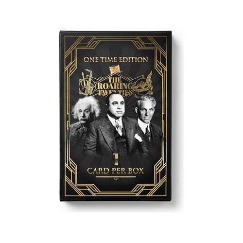 Pieces of the Past Roaring 20s One Time Edition Single Box Trading Cards: 1 Guaranteed Relic Card 100 Unique Relic Checklist Authentic Historical Documents and Handwriting from the 1920s Era