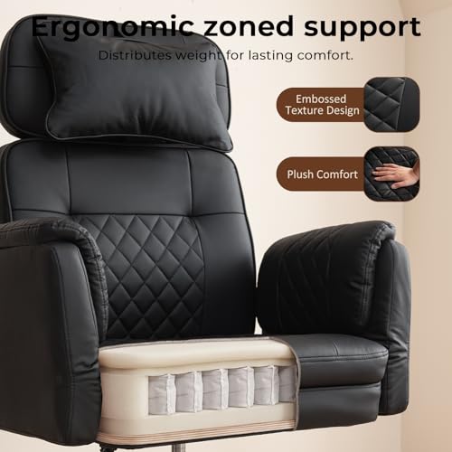 Luxury leather executive chair