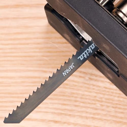Lames coupe droite pour matériaux épais métaux boisPVC 75mmQté:5 / N°lame:B 25 / Equi.bosch:T127D / Epais.plas:3 à 60 mm / Epais.bois:3 à 60 mm / Epais.metal:3 à 6 mm / Epais.alu:3 à 6 mm / Long. u - vue 6