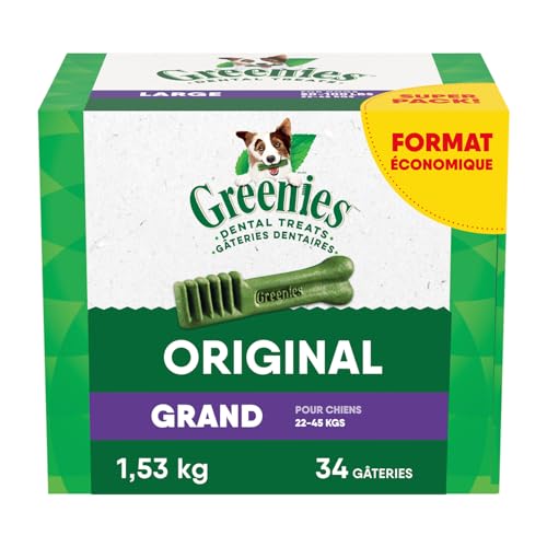 GREENIES Dog Treats Original Large Natural Dental Care, (34 Treats) 54oz. Pack image 2