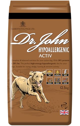 Produktbild von Dr John Hypoallergen Aktiv Trockenfutter mit Huhn und Reis - 12,5 kg