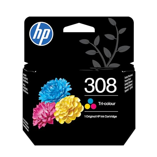HP 308 Tri-Colour original Ink cartridge (7FP20UE) - Works Envy 6110 6120 6130 6520 6530 series