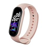 keppy Pulsera inteligente BT de 0.96 pulgadas, reloj inteligente, rastreador de fitness, presión arterial, monitor de frecuencia cardíaca, monitoreo de...