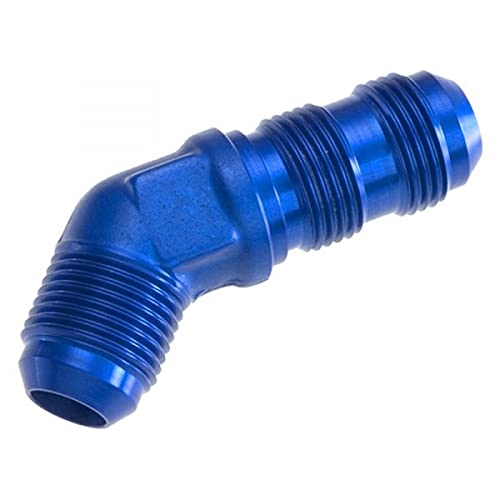 03 Male an & JIC Bulkhead Adapters 45 deg - Blue