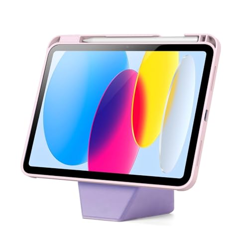 Image of ProElite Versatile Tablet Stand case for Apple iPad A16 10th /11th Gen Case, Smart flip Case with Stable Stands with Pencil Holder for iPad A16 10th /11th Gen, Pink