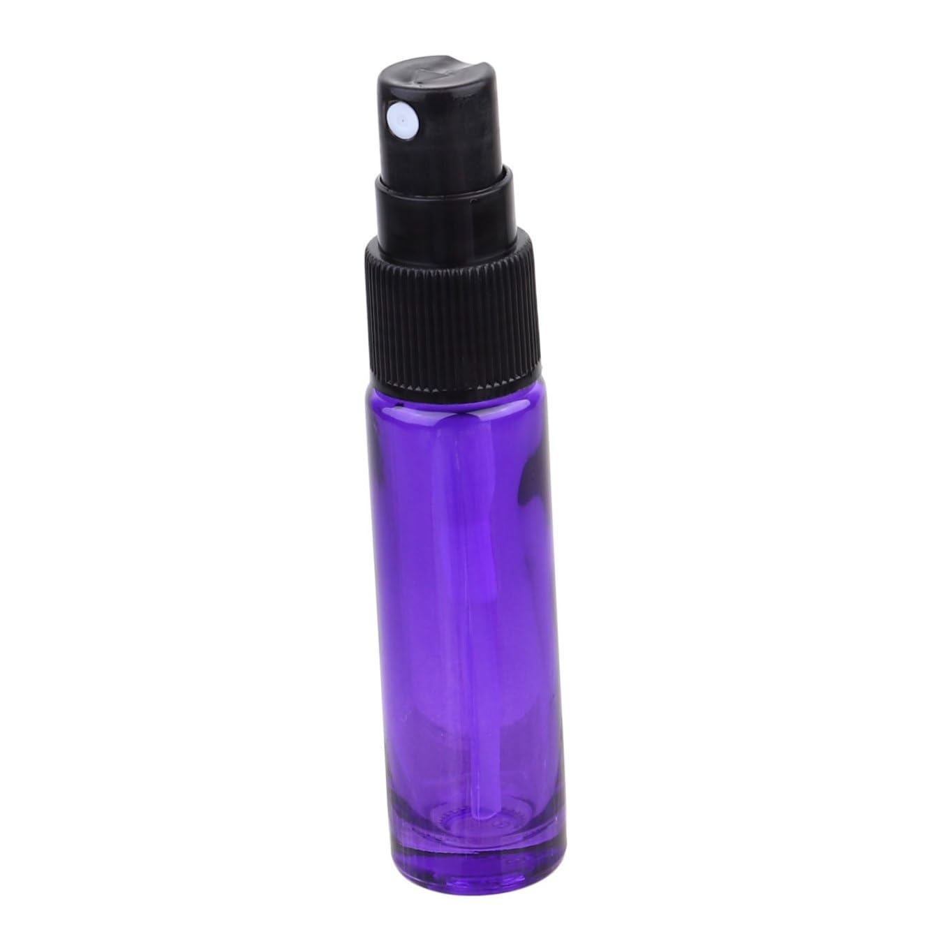 FOMIYES Glas Parfüm Sprühflaschen Tragbar Klein Wiederbefüllbar 20 Stück 10ml mit Kompaktem Design Violette Sprühflasche für Reisen und Outdoor für Ätherische Öle und Düfte