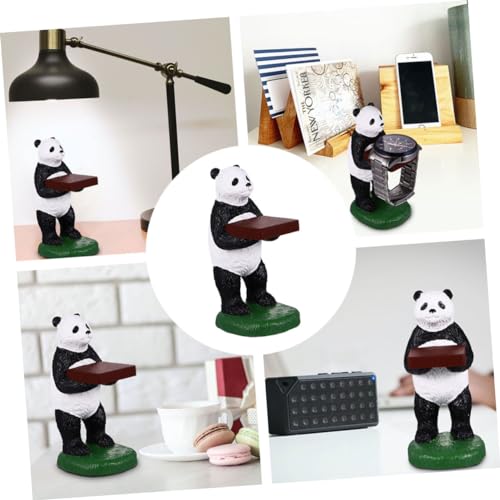 Support montre résine présentoir montre panda rangement de bureau - 4