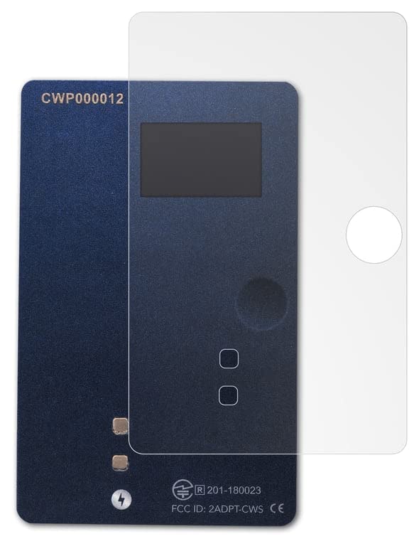 atFoliXatFoliX Screen Protector compatible with CoolWallet Pro Screen Protection Film, anti-reflective and shock-absorbing FX Protector Film (Set of 3)