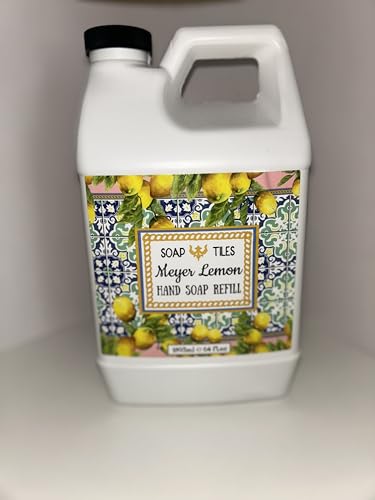 Soap Tiles Meyer Lemon Hand Soap Refill 64fl oz for Hand Soap Dispenser (Pack Of 1) image 3