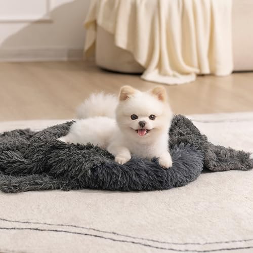 gogobunny Waterproof Dog Blanket for Couch & Furniture Protection - Super Soft Reversible Throw for...