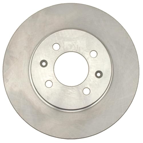 ACDelco Silver Front Brake Rotor 18A367A | GM 19261769 Brake Rotors for Select Acura RDX, EL, Integra, City, Honda Civic, Civic del Sol, Fit, Insight, and more by ACDelco - Image 2