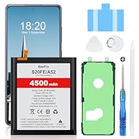 Ersatzakku für Samsung Galaxy S20 FE(G780F), 4500mAh Akku für Galaxy S20 FE 5G(G781B), Galaxy A52(A525F),Galaxy A52 5G(A526B) EB-BG781ABY mit Reparaturwerkzeugen