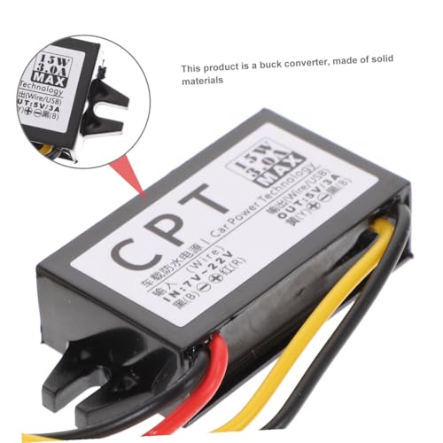 Convertidor reductor de voltaje 5V 3A que protege tu coche del calor extremo 3