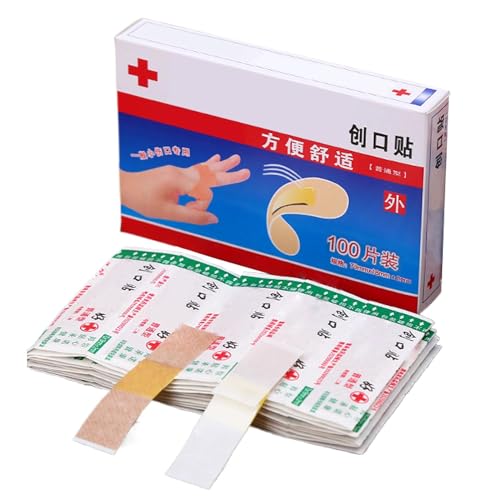 Lot de 50/100 bandages imperméables en flexible et respirant, autocollants de protection, fournitures de soins des plaies