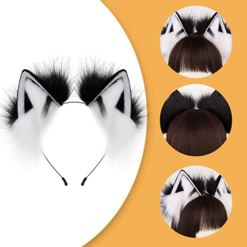 Serre-tête peluche oreille douce pour adolescents - 6