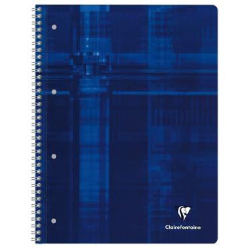 Lot de 5 Cahier Metric Studium A4+, 240p./120 feuilles perforées 90 g/m² reliure intégrale, quadrillé 5x5 cadré 4 teintes de papier