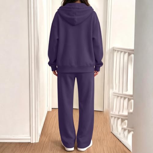 SdGgsgv Sweat Sets Women Zip Up Jacket Joggers Pants Workout Track Suits - image 7