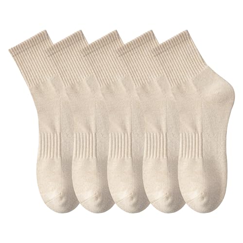Image of MAGIARTE Womens Mini Crew Ankle Socks Athletic Casual Cotton Socks for Women