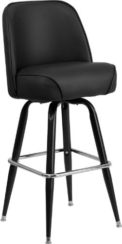 Mercury Furniture Metal Bar Stool Swivel Bucket Seat