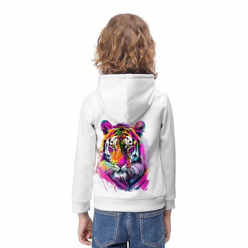 Sweat pull tigre 3D pour enfant fini les vêtements ternes pour ados