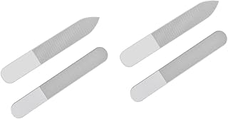 FOMIYES 2 Conjuntos De Limas De Unha Para Mulheres Lixa De Unha De Vidro Lima De Unha Lima De Metal Lixa De Unha Lixa De Unha Lixa De Unha Lixa De Unha Esmalte De Cristal Falta