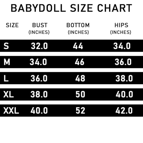 Image of Women's Babydoll Dress | Net and Lace Solid Above Knee Nighty | Short Nightwear Robe with Panty | Sexy Plus Size S to XXL, Black