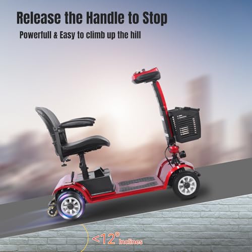 30 Miles Long Range 4 Wheel Electric Mobility Scooter