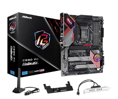 ASRock マザーボード Z690 PG Velocita Intel 第12世代CPU(LGA1700)対応 Z690 ATX マザーボード 【国内正規代理店品】