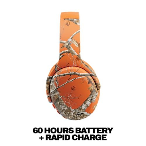 Image of Skullcandy Crusher ANC 2 Wireless Over-Ear Bluetooth Headphones with Multi-Sensory Bass, Active Noise Cancelling, Up to 60 Hours Battery, Microphone for iPhone Android - Realtree Edge Colors Hazard