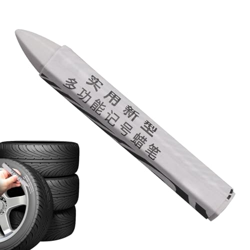 Crayon Marker for Tire, Tire Chalk, Waterproof Marking Crayons, Crayon Car Tire, Fade Resistant Tire Crayons for Stones, Tiles, Portable Marking Crayons for Wood