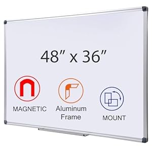 DexBoard Magnetisches Whiteboard 121 x 91 cm