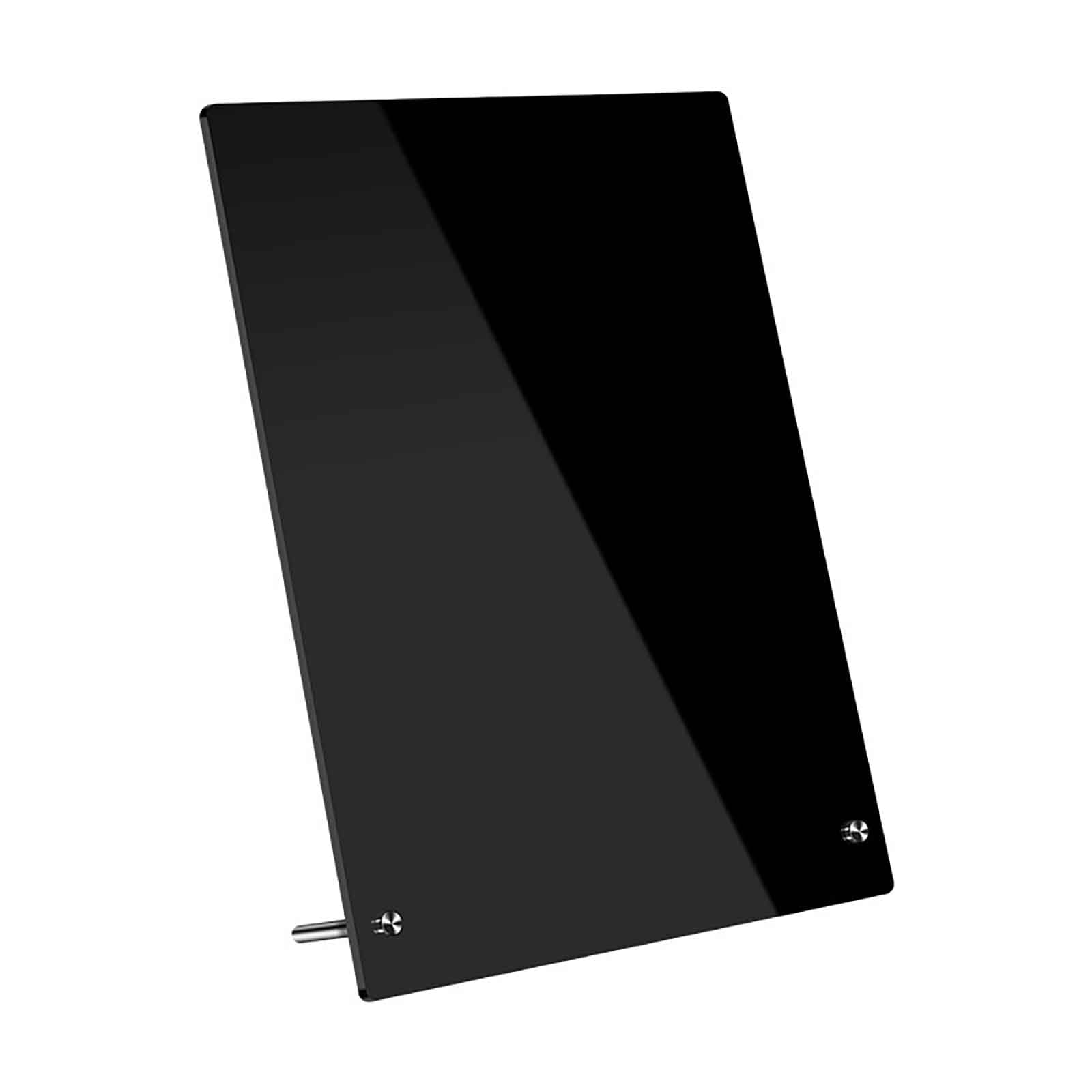 Tableau Noir Effacable Mini Chevalet Menu Petite Blanche (Black,210x150mm)