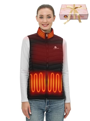 Best Heated Vests for Women: Stay Warm Without the Bulk (A Trainer's Honest Guide) 4 Thermo Beast Heated Vest Women with Battery Pack Included, Electric Rechargeable Warming Winter Vests for Work & Outdoor (US, Alpha, Medium, Regular, Regular, Black)