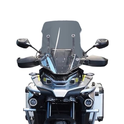 Pare-Brise 52 Cm Moto pour 800 MT : Déflecteur de Vent Gris