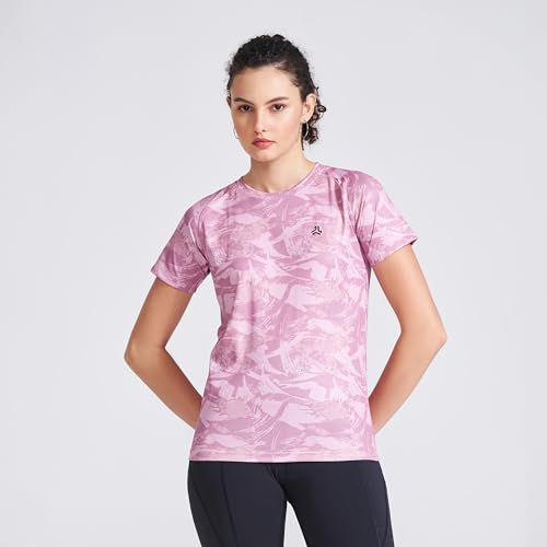Image of Campus Women Round Neck-Print Dry Fit T-Shirt
