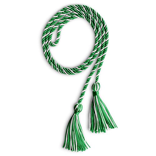 Image of Endea Graduation Single Honor Cord Two-Color (Green /White)