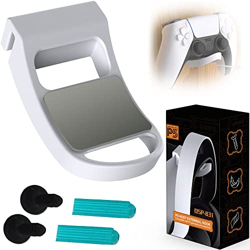 MatoSan® Support PS5 Casque Holder PS5 Headset Controller de Casque 3D pour la Console Playstation 5 Repose Casque en avec Montage Mur en Option également pour Xbox One, PS4 Manette PS5 Accessoire Cover