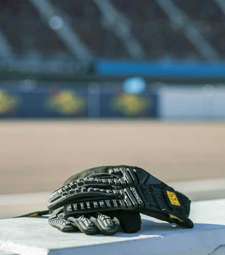 Mechanix Wear M-Pact Impact Resistant Work Gloves - Durable Safety Gloves for Men - Touchscreen Capable - Machine Washable - Breathable - X-Large - Black
