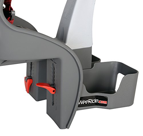 WeeRide Kangaroo Child Bike Seat, Grey - Thumbnail 3