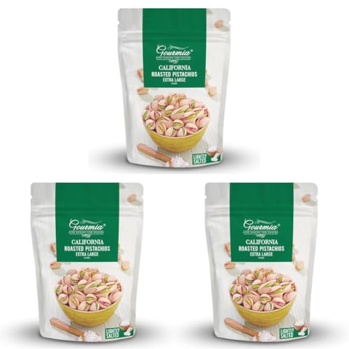 Image of Gourmia Roasted Pistachios California Lighty Salted 200g (Pack of 3)