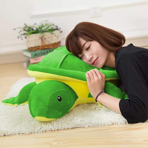 Image of DearJoy Turtle Baby Pillow Cum Soft Toy (Green, 50cm)