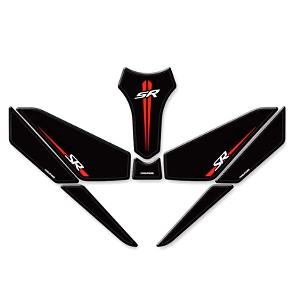 Coussinet de réservoir CFMoto 450SR : protection caoutchouc moto - 8