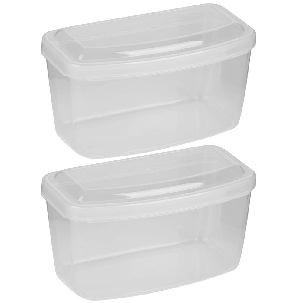 2Pcs PP Plastic Storage Box Swimming Glasses Box Dustproof Goggles Case for Diving Snorkeling Equipment