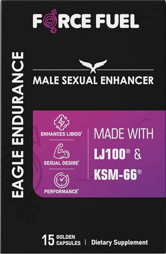 Herbal Supplement Sex Pills for Men Last Longer in Bed and Enhance Erection Sensitivity Includes Lab-Tested LJ100 Tongkat Ali & KSM-66 Ashwagandha 05 Doses for Men Aged 25-60 Eagle Endurance