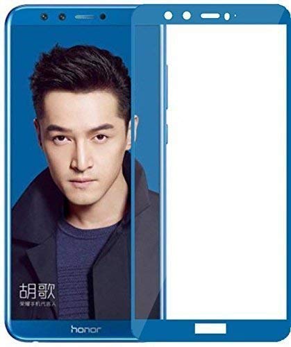 Image of DD SON Tempered Glass Screen Protector Compatible for Honor 9 lite (Blue) (11D) with Edge to Edge Coverage and Easy Installation kit,Black